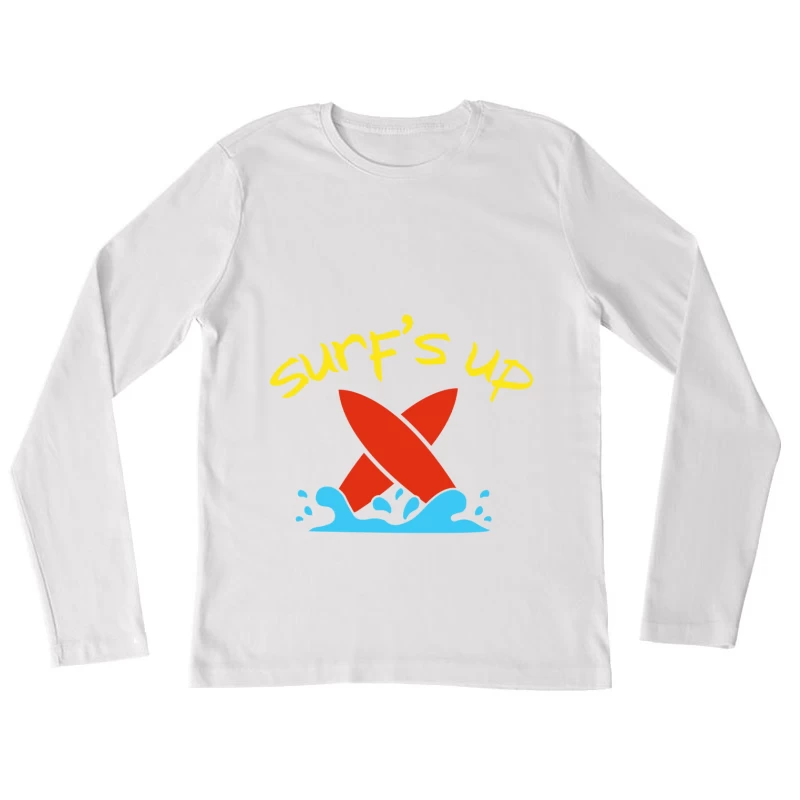 Aloha Surfer, planches de surf croisées Femme Manches Longues T-Shirt