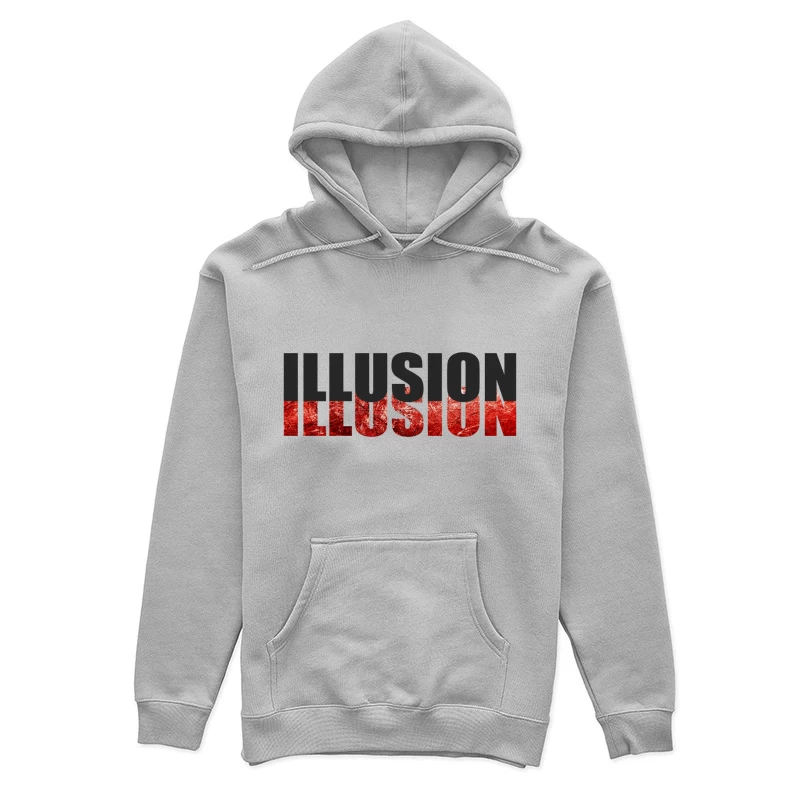 Artistic Representation of Illusion Female Pullover Hoodie