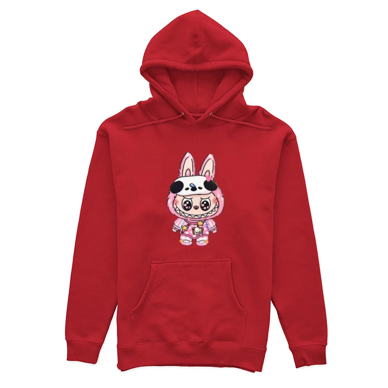 Niedliches Kaninchen-Maskottchen in Pastellfarben Damen Pullover Hoodie