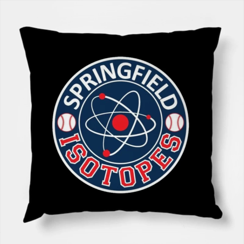 Springfield Isotopes Baseball 2 Throw Pillow