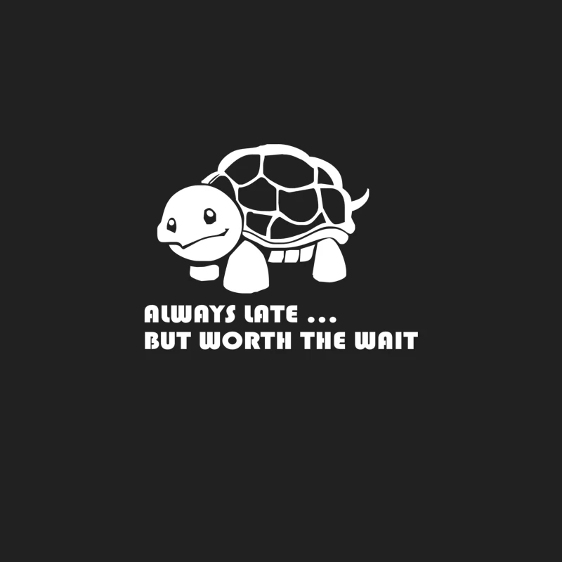 Always Late Worth Wait Funny Turtle Tee Bucket Hat