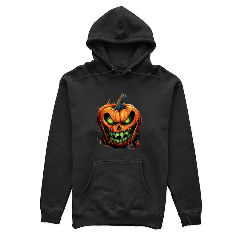 Gruselige Kürbiszeichnung Damen Pullover Hoodie