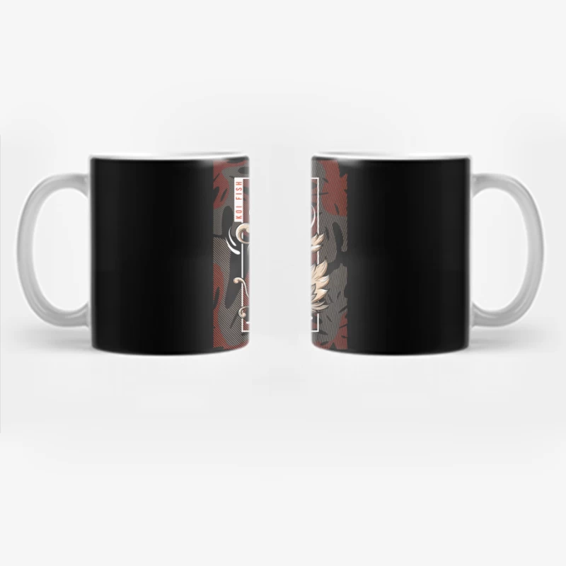 Koi Fish Art with a Contemporary Edge Coffee Mug