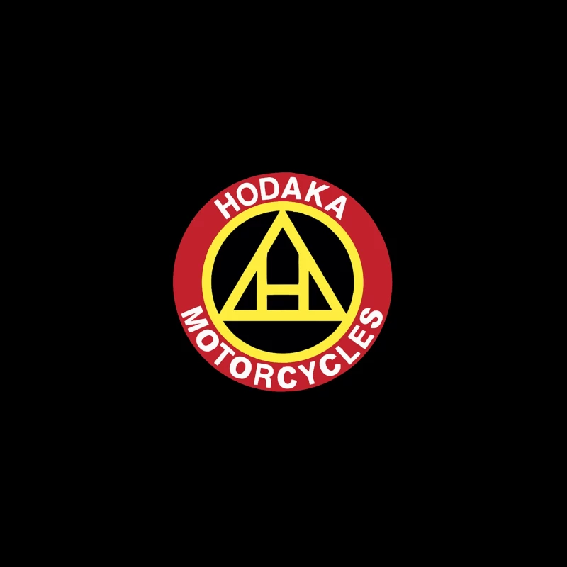 Vintage Hodaka Motorcycles Logo Design Desk Mat