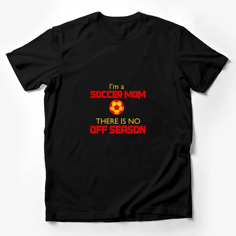 Humour de maman de foot sans pause Homme T-Shirt