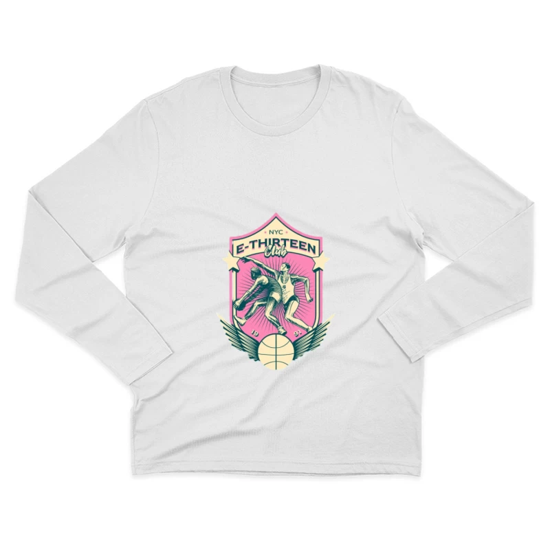 Emblème du club de basket E-Thirteen Homme Manches Longues T-Shirt