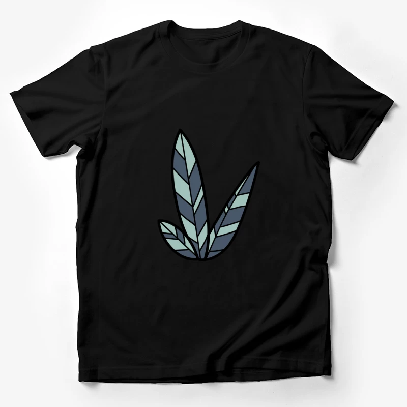 Plante géométrique en vitrail Homme T-Shirt