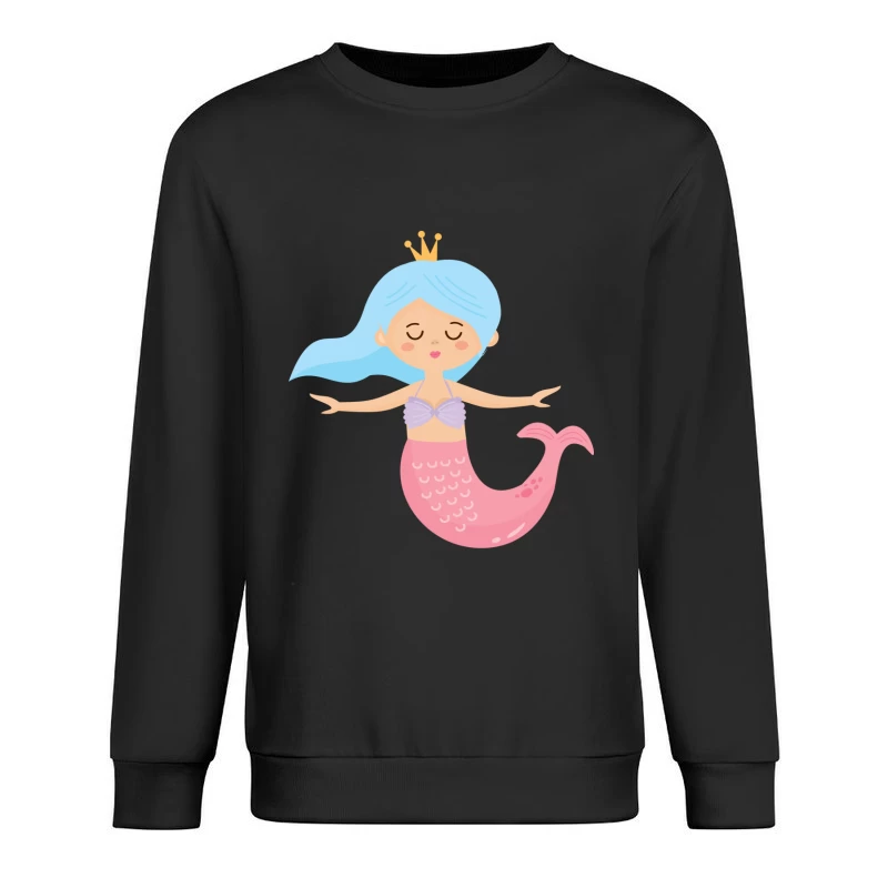 Petite sirène avec couronne Homme Sweat-shirt à enfiler