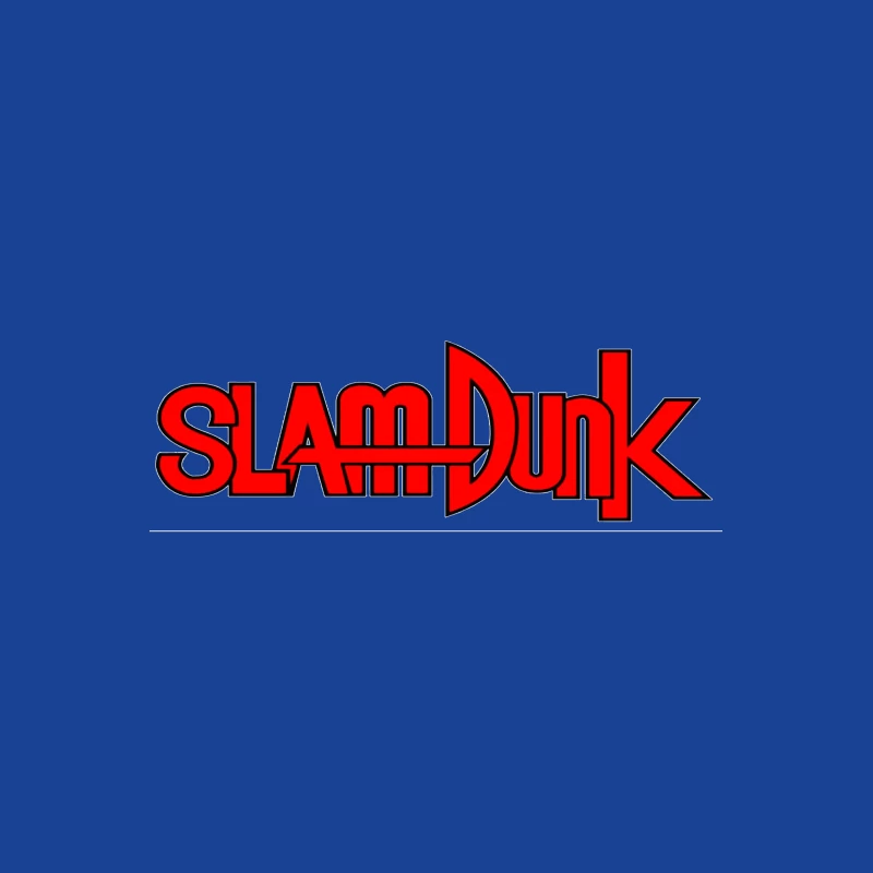 Slam Dunk Logo - Basketball Anime Male T-Shirt