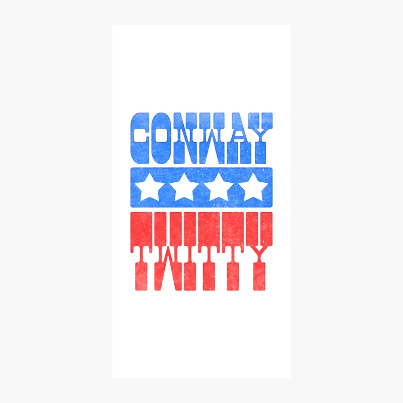 Patriotic Political Typography for US Election iPhone Case