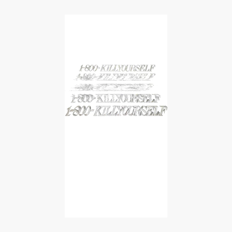 1-800-KILLYOURSELF Dark Humor Memeshirt iPhone Case