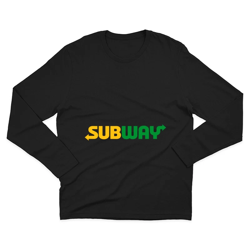 Subway Restaurant Logo Design Male Long Sleeve T-Shirt