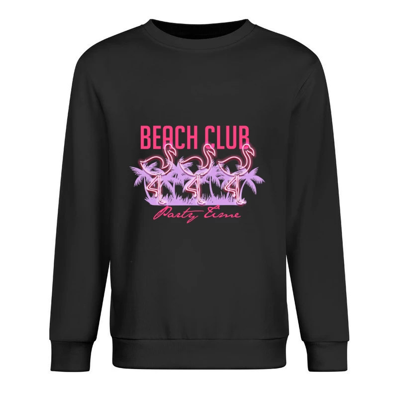 Soirée Club de Plage Flamant Homme Sweat-shirt à enfiler