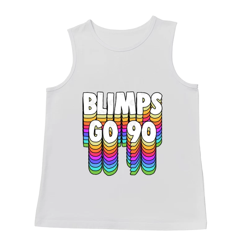 Blimps Go 90  GBV Fan Typography Design Male Tank Top