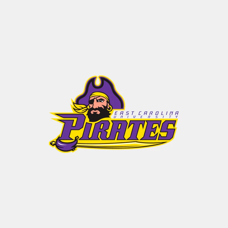 East Carolina Pirates Logo Male Tank Top