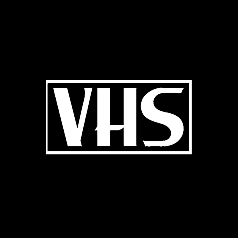 VHS Typography Outline Design Travel Mug