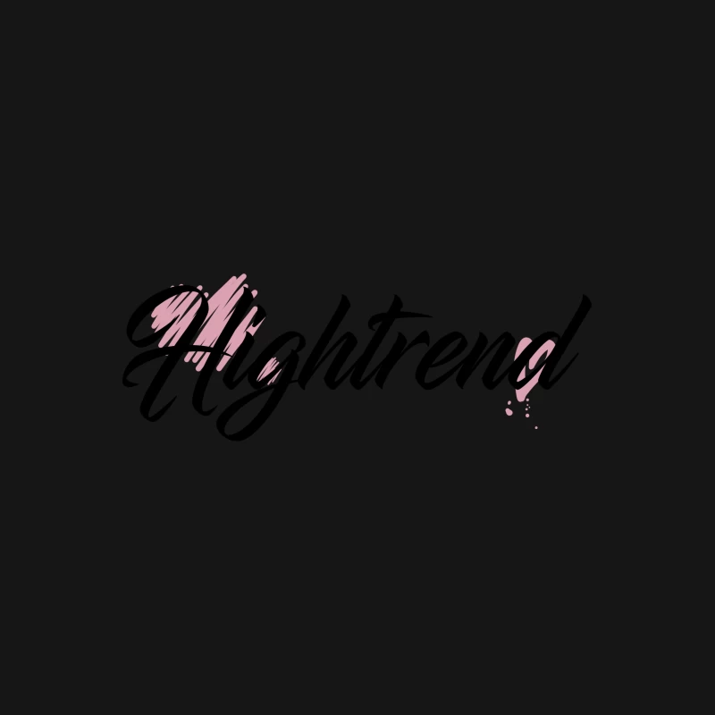 Abstract Artistic Design with Pink Brush Strokes Male T-Shirt