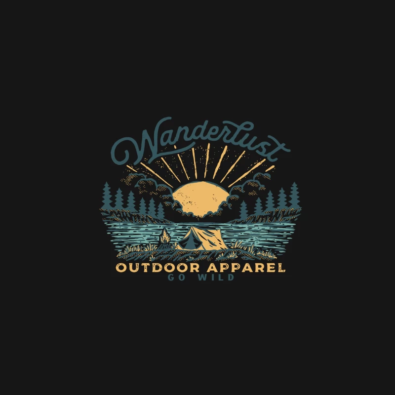 Wanderlust Outdoor-Bekleidung: Gehe Wild Herren T-Shirt