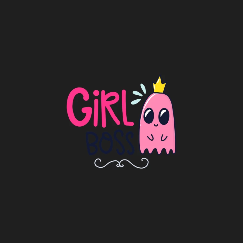 Design de Couronne et Fantôme 'Girl Boss' Homme Débardeur