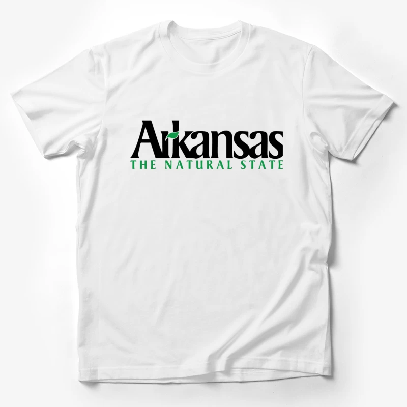 Arkansas Natural State Official Tourism Logo Design Male T-Shirt