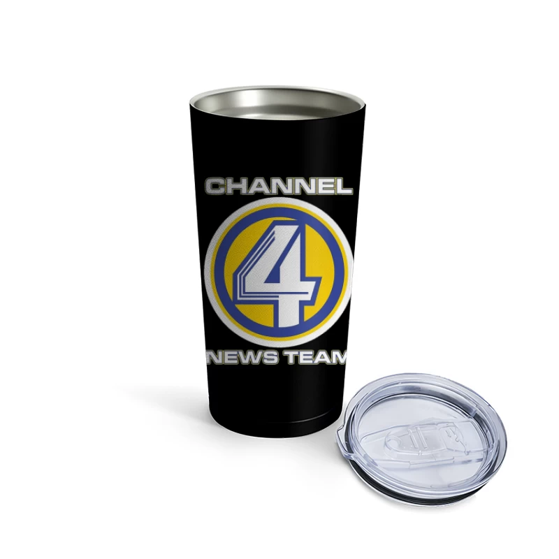 KVWN Channel 4 News Logo Travel Mug