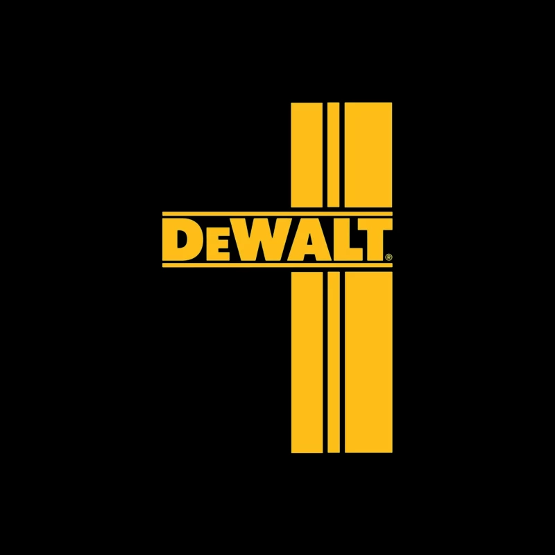 DeWalt Power Tools Brand Logo in Yellow iPhone Case