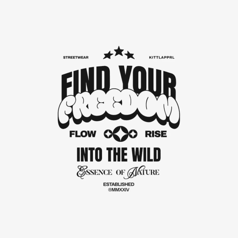 Finde deine Freiheit in der Wildnis Herren Langarm T-Shirt