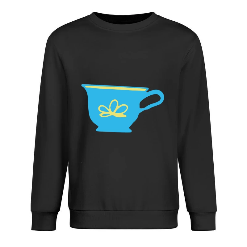Tasse bleue avec motif déco Homme Sweat-shirt à enfiler