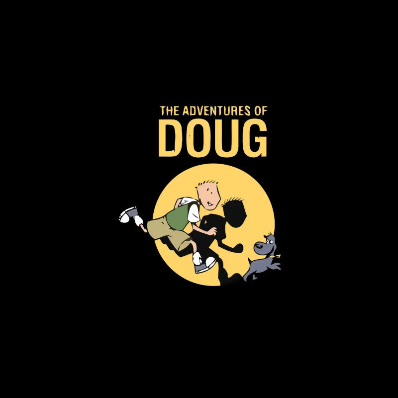 The Adventures of Doug - Classic 90s Animated Series Logo Travel Mug