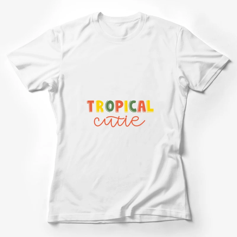 Design coloré tropical Femme T-Shirt