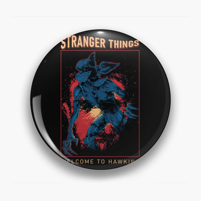 Stranger Things Artwork Pin