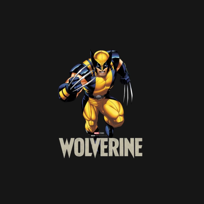 Wolverine Comic Character Male Long Sleeve T-Shirt