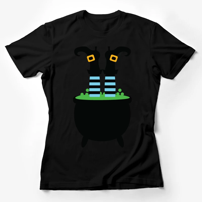 Sorcière dans un chaudron Femme T-Shirt