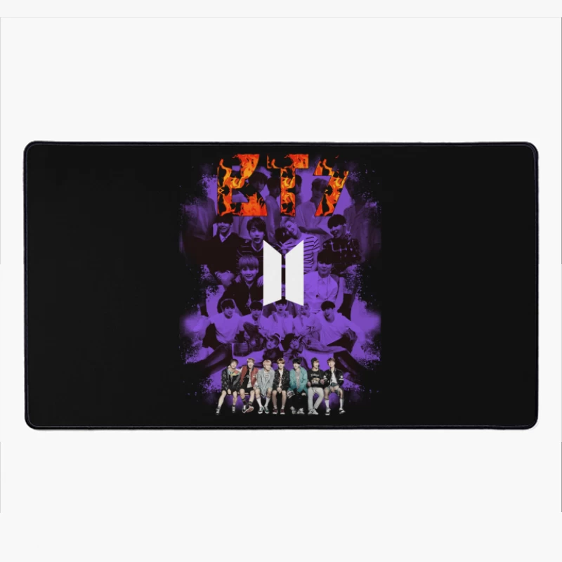 BTS K-Pop Group Art Desk Mat