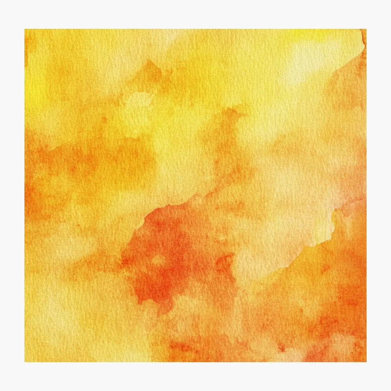 Warm Abstract Watercolor Texture Throw Pillow