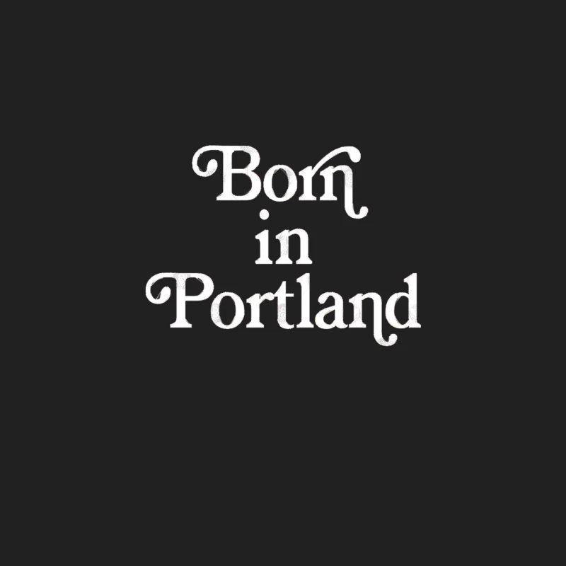 Born In Portand - Washington State Pride Typography Gift Bucket Hat