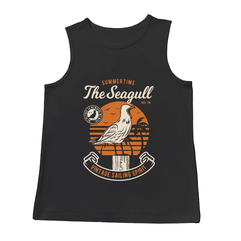 Esprit de voile vintage de la mouette estivale Homme Débardeur