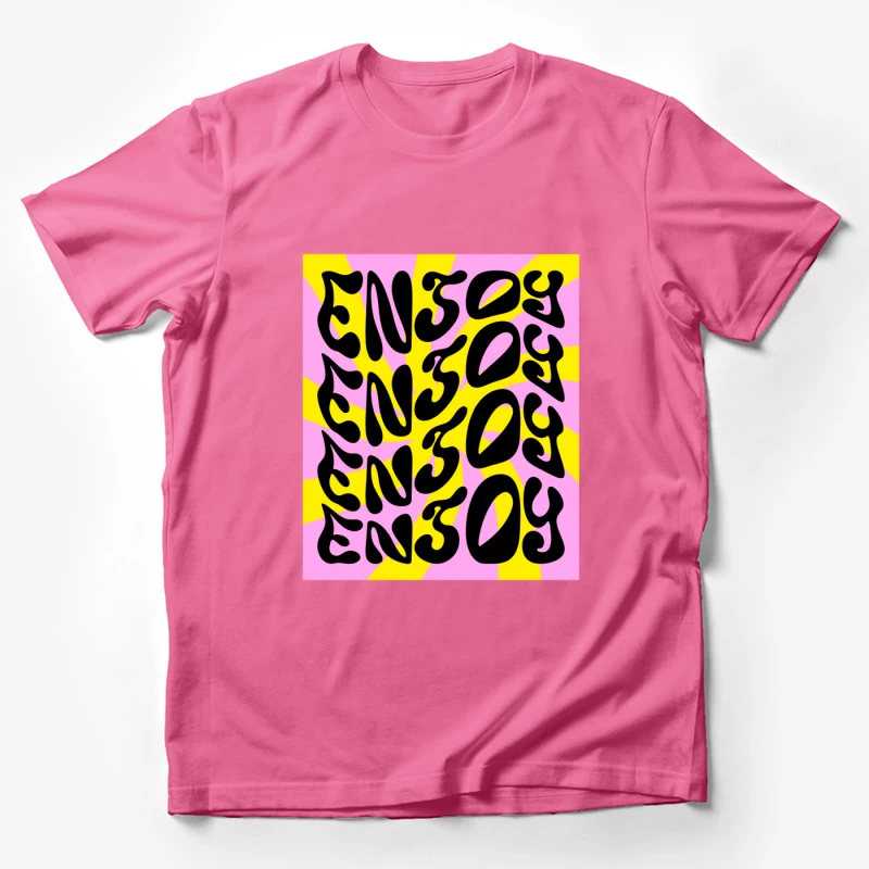 Psychedelisches Genießendes Design Herren T-Shirt
