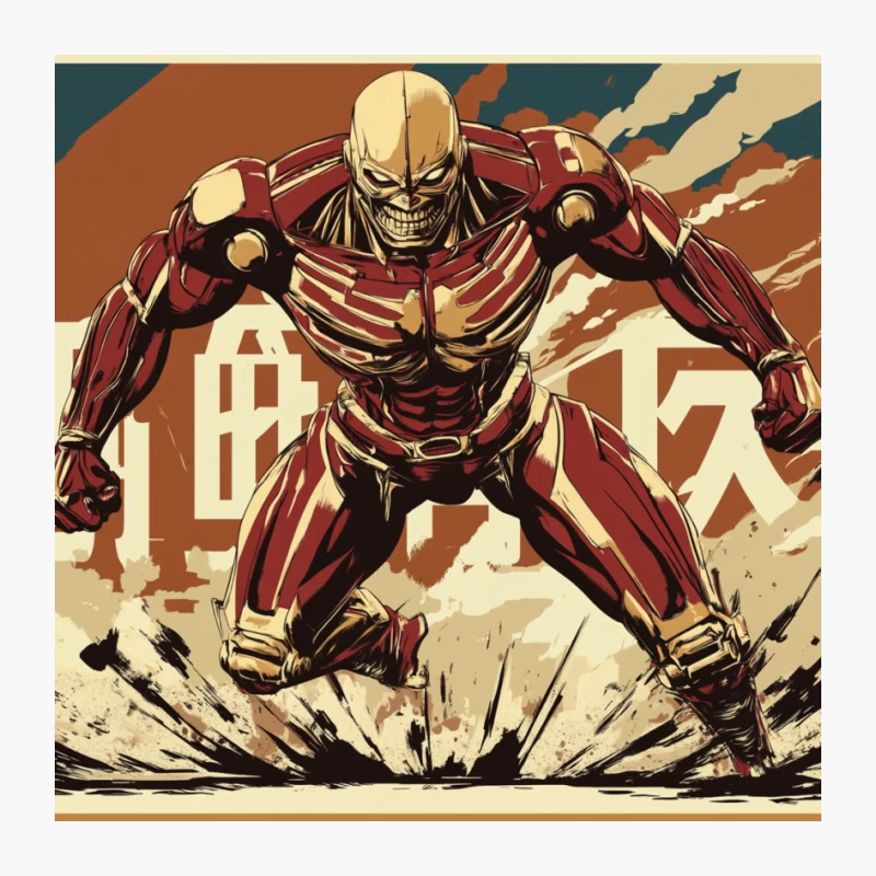 Colossal Titan Wreaks Havoc in Urban Landscape Pin