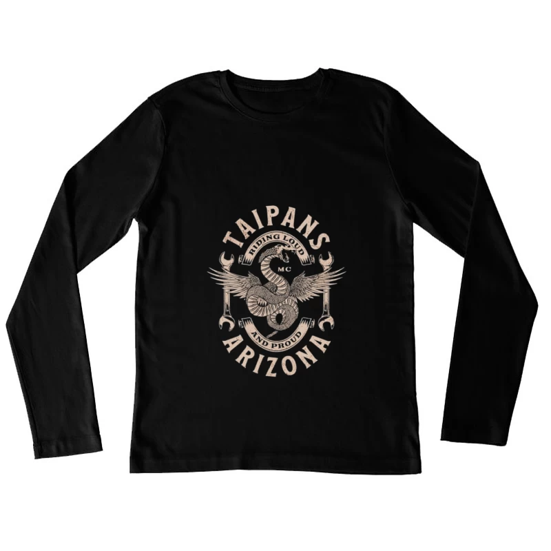 Logo Arizona Taipans avec Ailes Femme Manches Longues T-Shirt