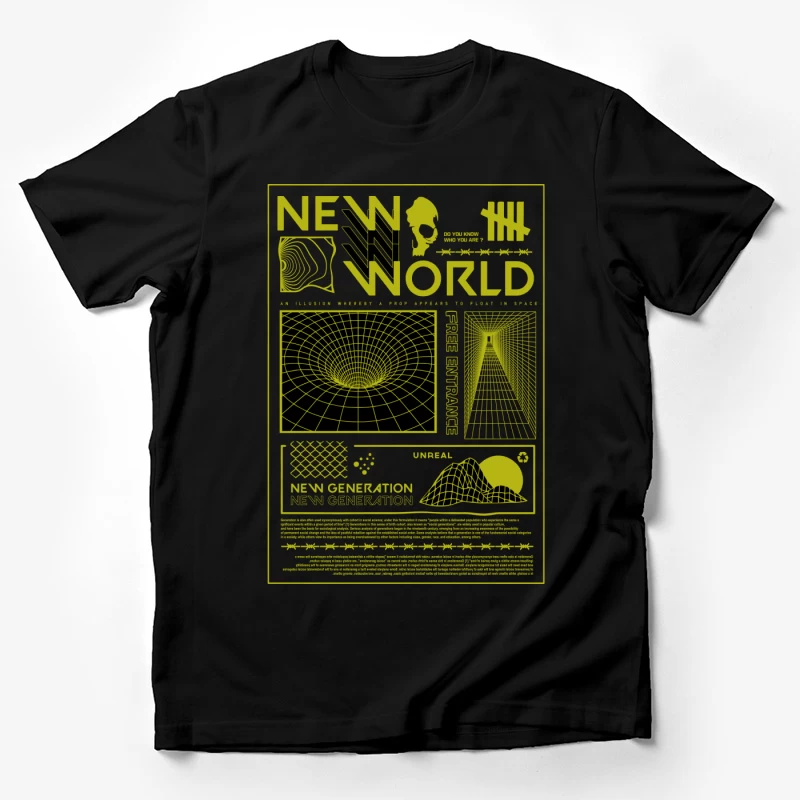 Neue Welt der Illusionen Herren T-Shirt