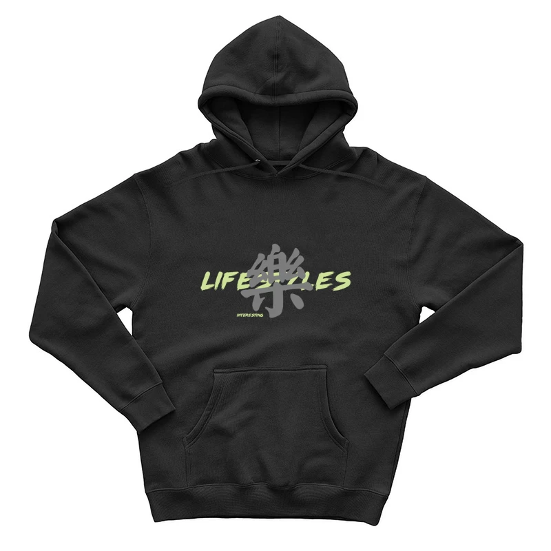 Lifestyles Design mit Schriftzeichen Herren Pullover Hoodie