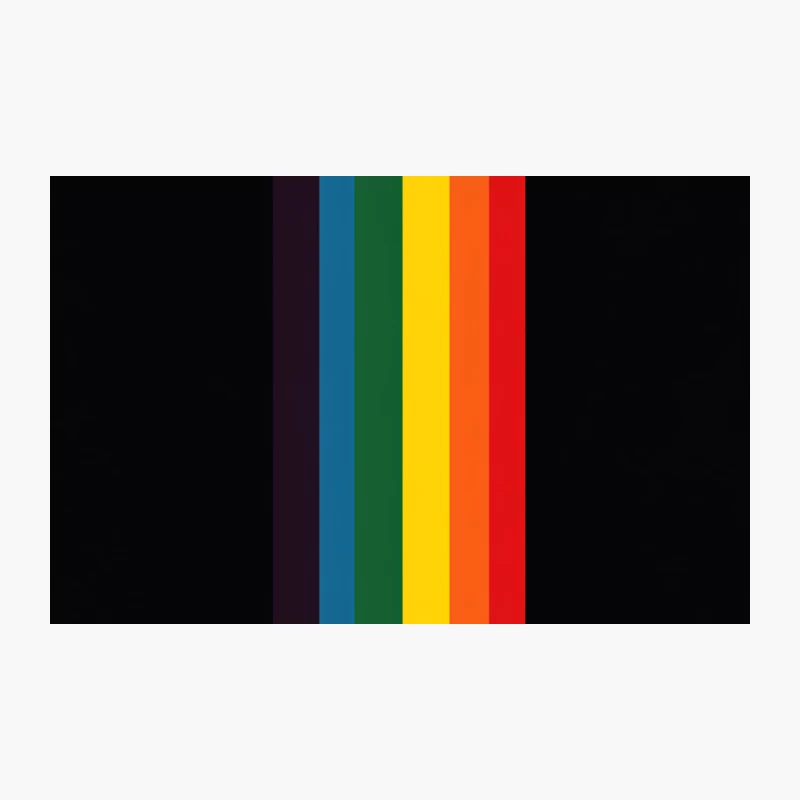Vibrant Rainbow Spectrum: Symbol of LGBTQ+ Pride Travel Mug