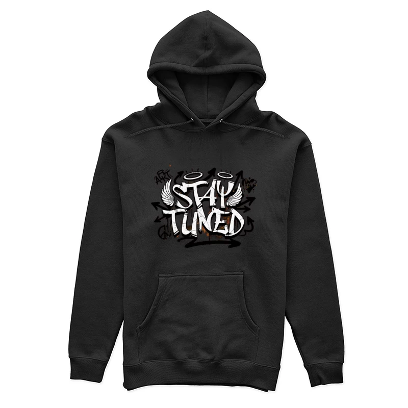 Bleib dran Graffiti Kunst Damen Pullover Hoodie