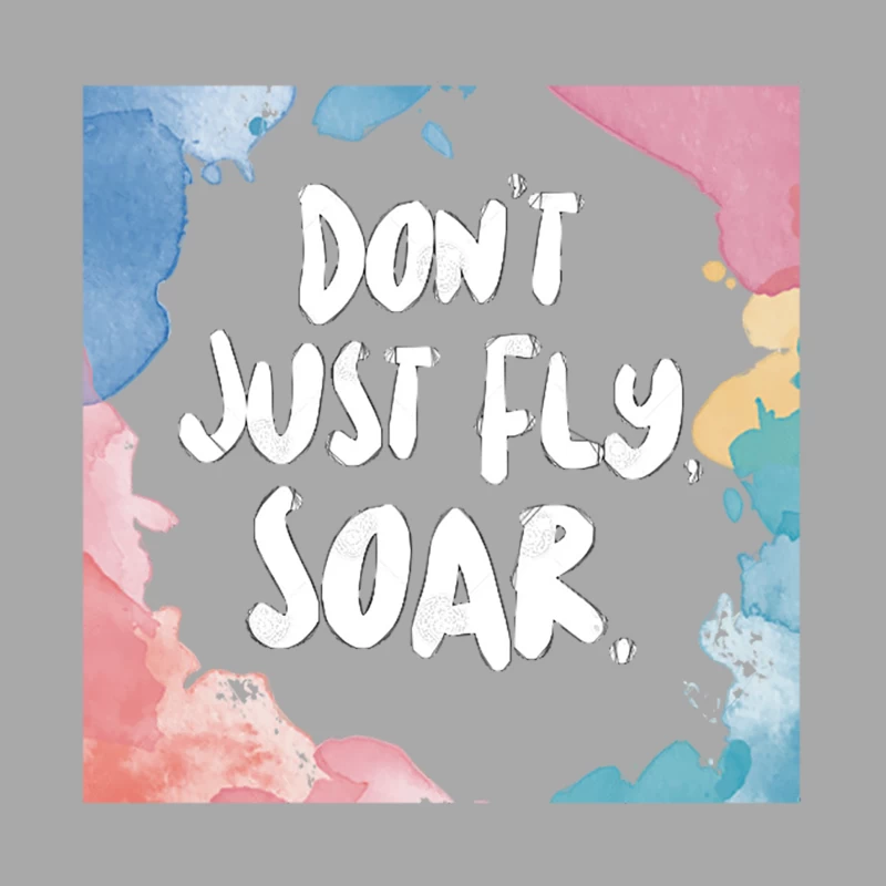 Don_t Just Fly, Soar. Female Pullover Hoodie