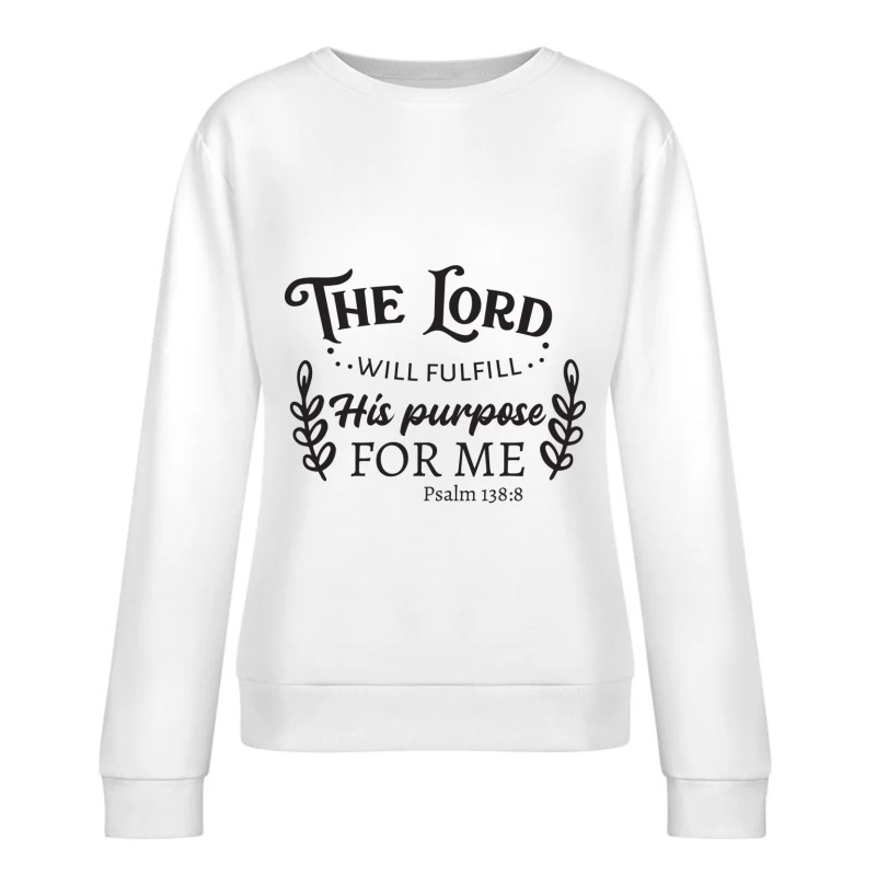 Citation inspirante de la Bible Femme Sweat-shirt à enfiler