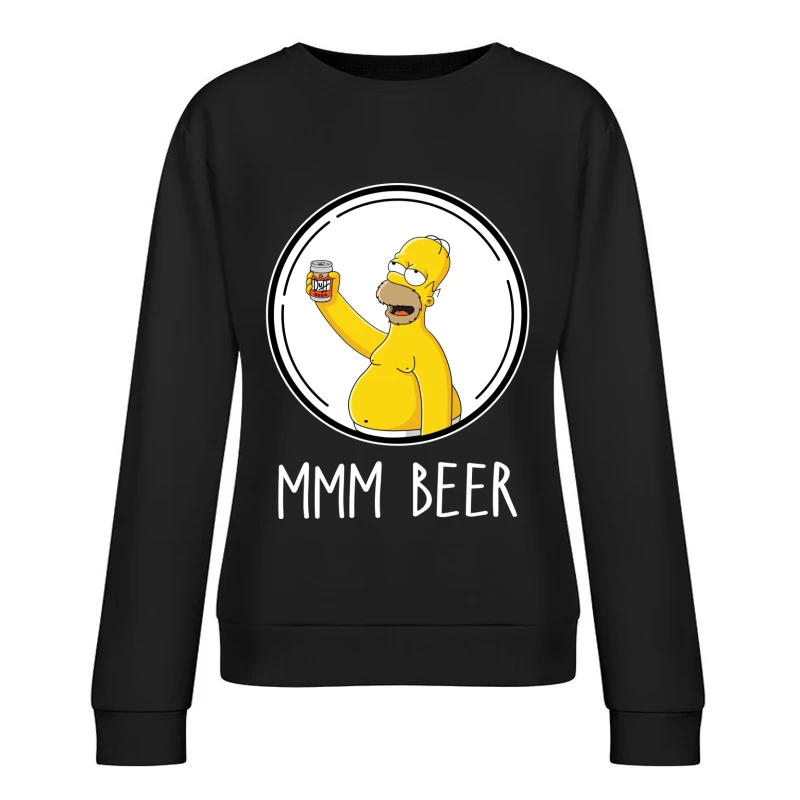 mmm beer Female Pullover Sweatshirt