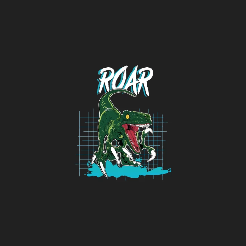 Velociraptor Roar: Neo-Retro Power Bucket Hat