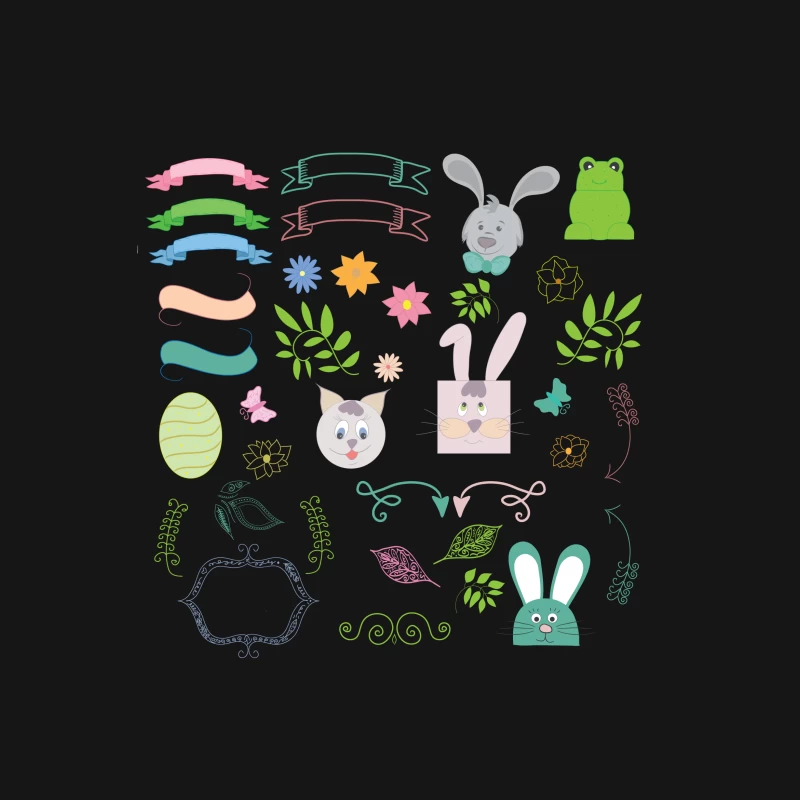 Éléments Printaniers Colorés Femme T-Shirt