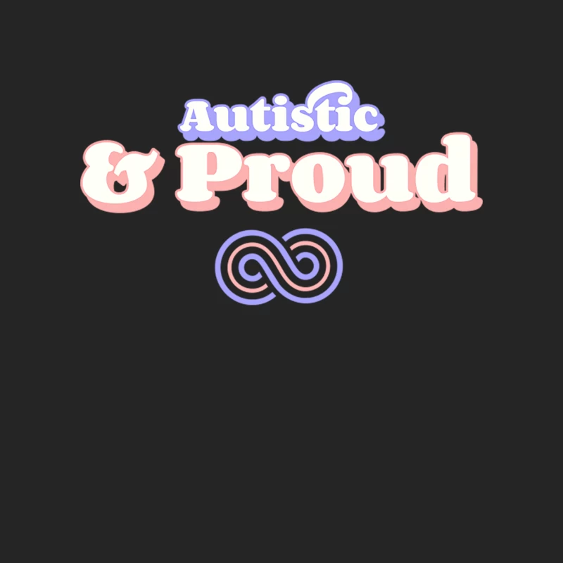 Autistic &amp_ Proud Male Pullover Sweatshirt